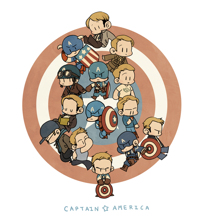 Illustration for article titled Here's A Complete Set of Movie Captain Americas